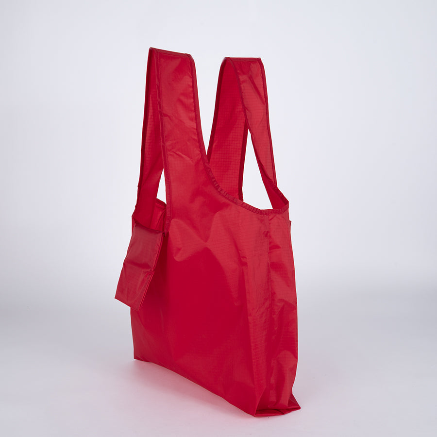 Bolsa plegable de compras en tela reciclada RPET 15L 7