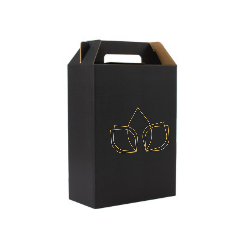CAJA AUTOARMABLE PARA 3 BOTELLAS DE VINO