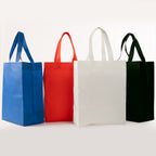 Bolsa TNT reutilizable «SAUL» con costuras termoselladas, asas 38 x 2.5 cm. 13