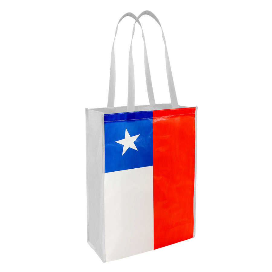 Bolsa Reutilizable TNT Bandera Chilena Fiestas Patrias – Tamaño Grande