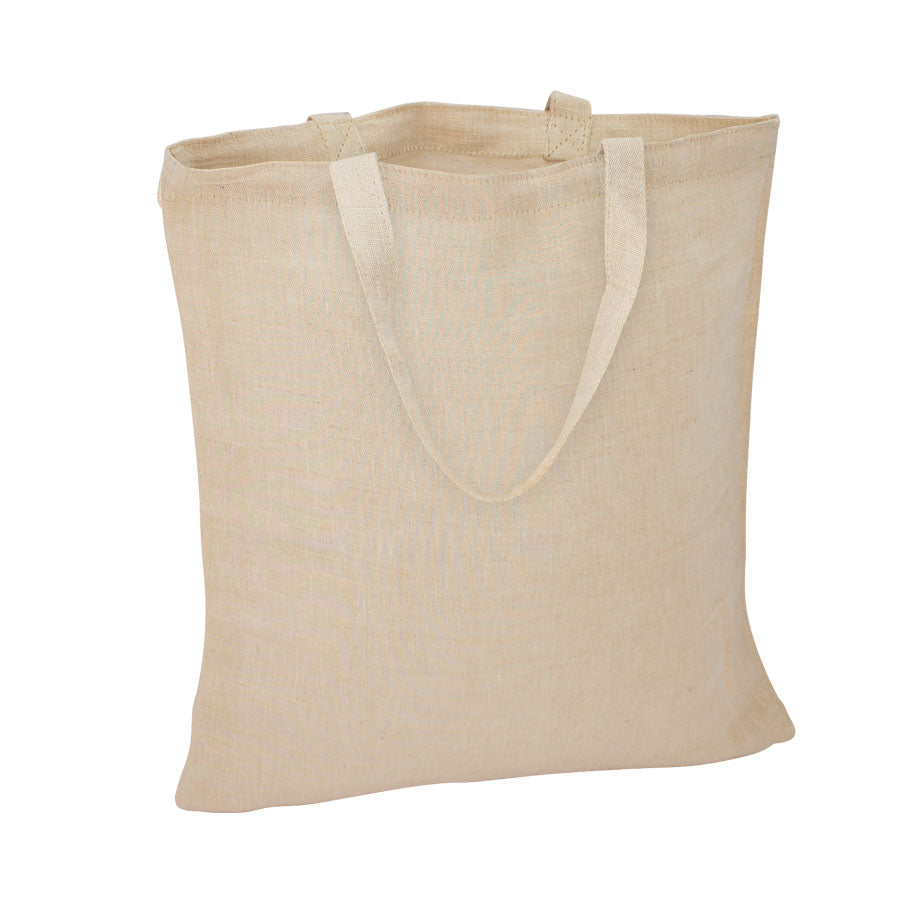 Bolsa de yute ecológica Calcuta 38x42 cm con asas largas