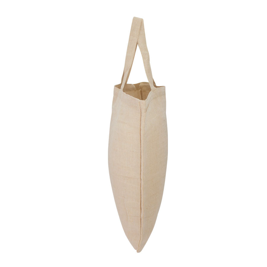 Bolsa de yute ecológica Calcuta 38x42 cm con asas largas
