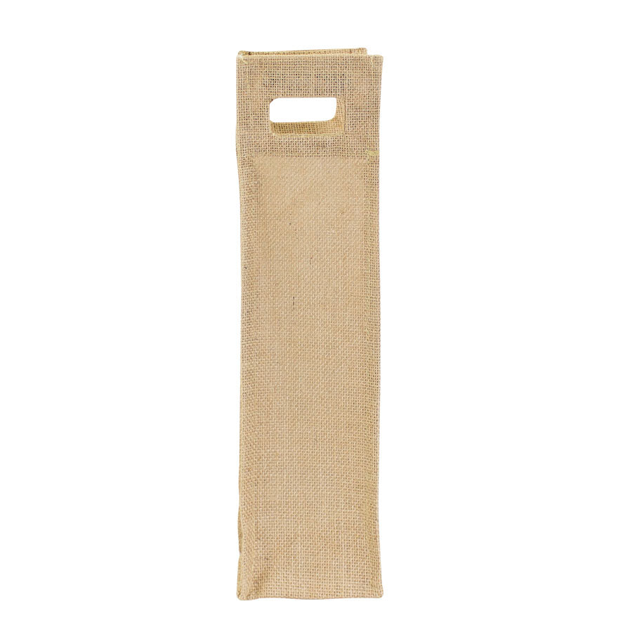 Bolsa de yute para 1 botella de vino Ecofamy