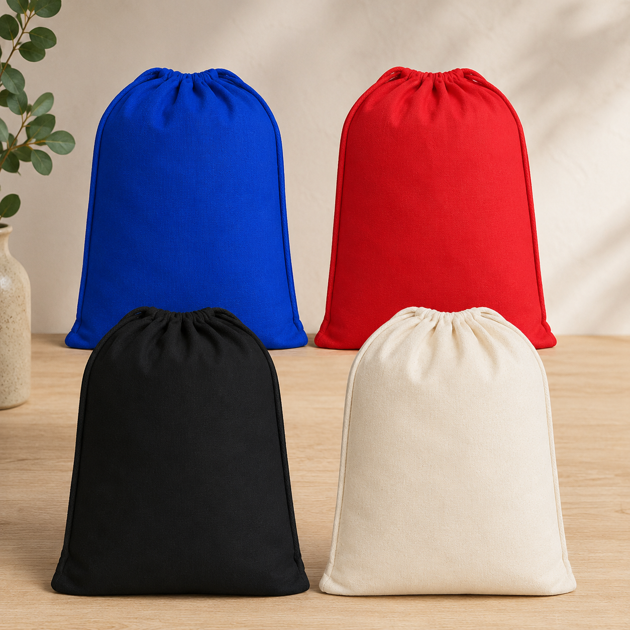 Mockup de Saco 100% Algodón 120g