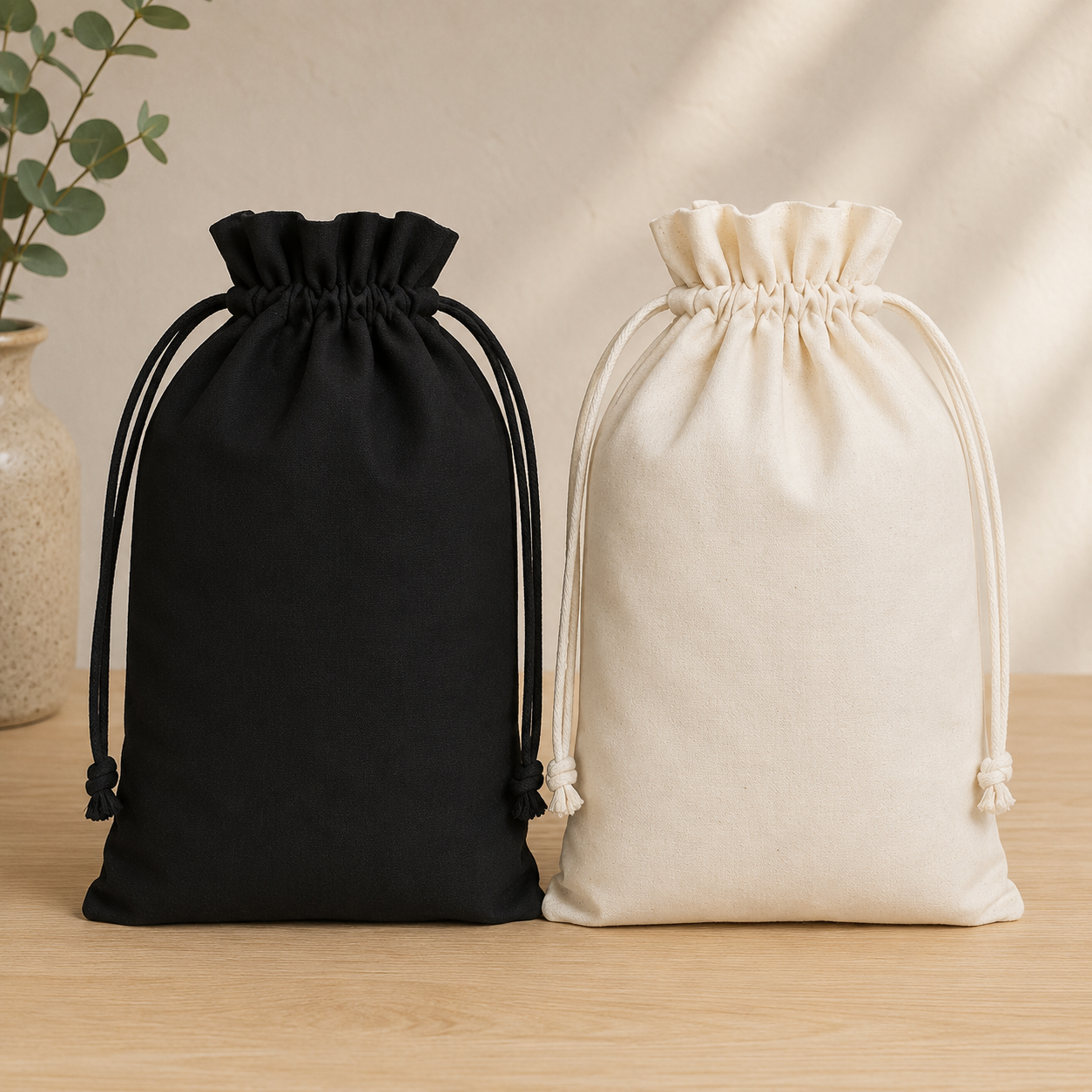 Mockup de Saco 100% Algodón 120g