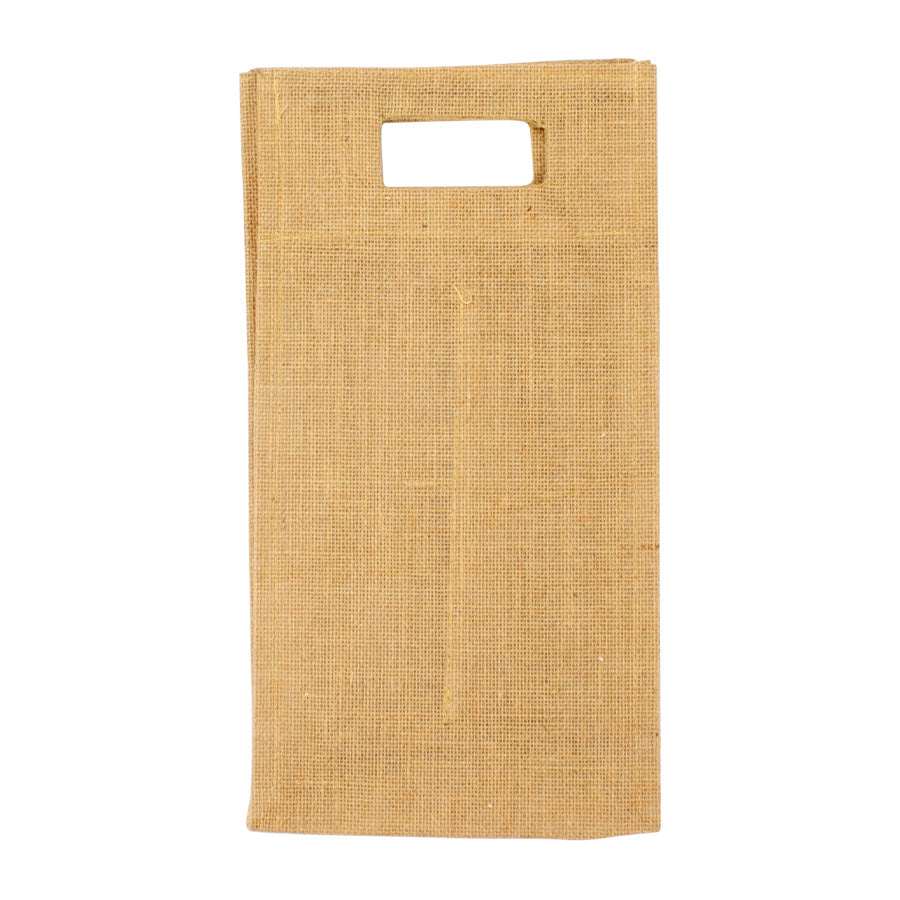Bolsa de yute para 2 botella de vino