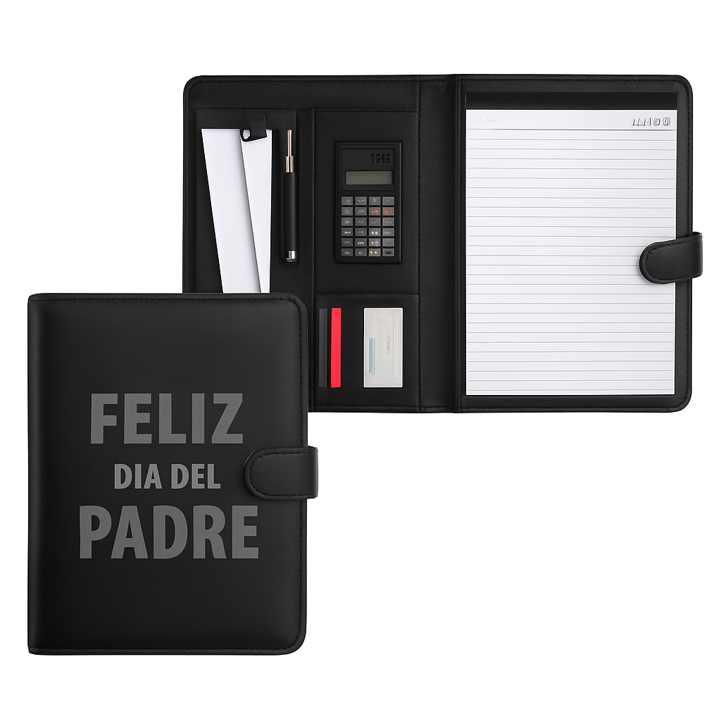 CARPETA ECO-CUERO DÍA DEL PADRE