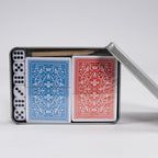 Set de Naipes y Dados en estuche de Aluminio 6