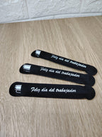 Lápiz grabado con funda de terciopelo Día del Trabajador