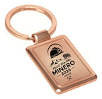 Llavero Rectangular Encobrizado Día Del Minero