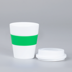 Mug Express Cup «WHITE» 356cc con banda silicona 11