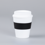 Mug Express Cup «WHITE» 356cc con banda silicona 12