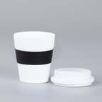 Mug Express Cup «WHITE» 356cc con banda silicona 13