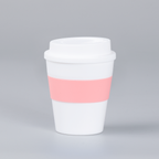 Mug Express Cup «WHITE» 356cc con banda silicona 14