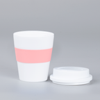 Mug Express Cup «WHITE» 356cc con banda silicona 15