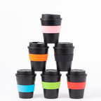 Mug Express Cup «BLACK» 356cc con banda silicona 1