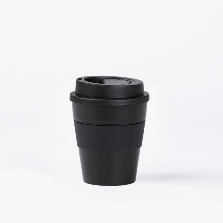 Mug Express Cup «BLACK» 356cc con banda silicona 6