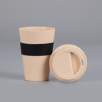 Mug Eco Cup «WHEAT STRAW» 355cc con banda silicona 10