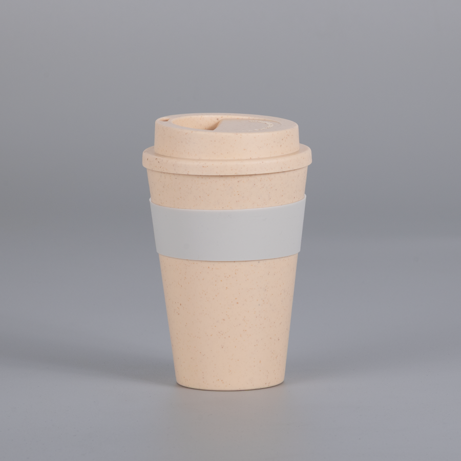 Mug Eco Cup «WHEAT STRAW» 355cc con banda silicona 7