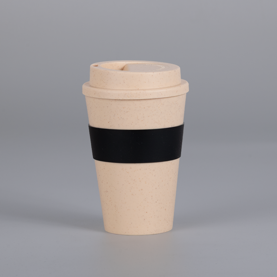 Mug Eco Cup «WHEAT STRAW» 355cc con banda silicona 9