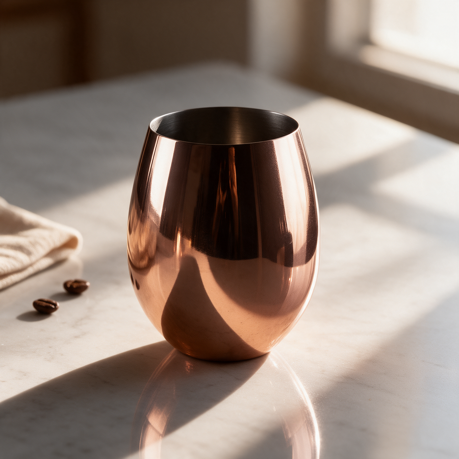 Vaso encobrizado para vino «EGG» 570cc 1