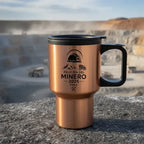Mug Encobrizado 450cc Día Del Minero