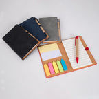 Libreta Memo Set «AURORA» de Eco-Cuero, con Bolígrafo. 1