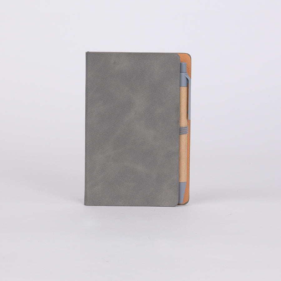 Libreta Memo Set «AURORA» de Eco-Cuero, con Bolígrafo. 15
