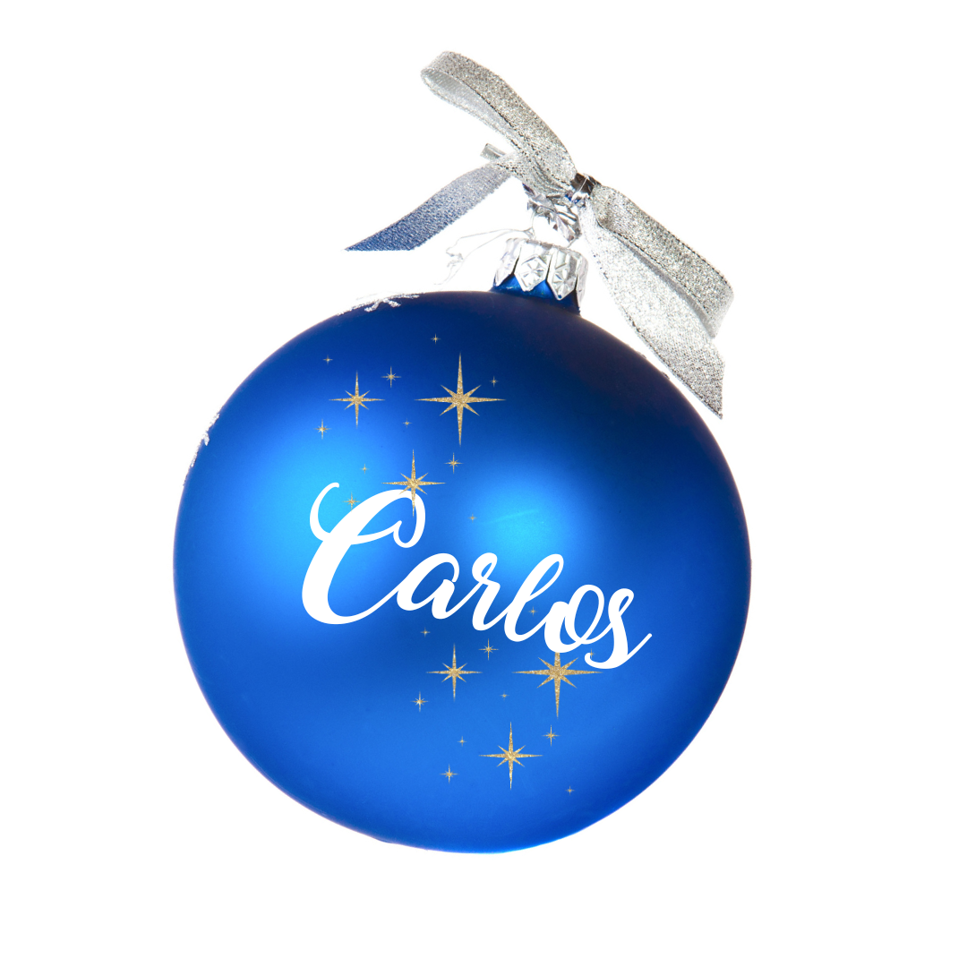 ESFERAS NAVIDEÑAS PERSONALIZADAS PARA ÁRBOL