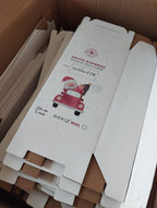 Caja autoarmable con asas, para 2 botellas de Vino