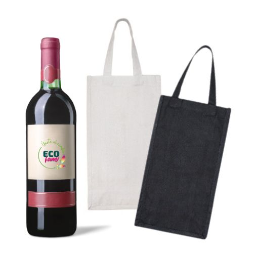 Bolsa 2 Botellas Vino 100% Algodón