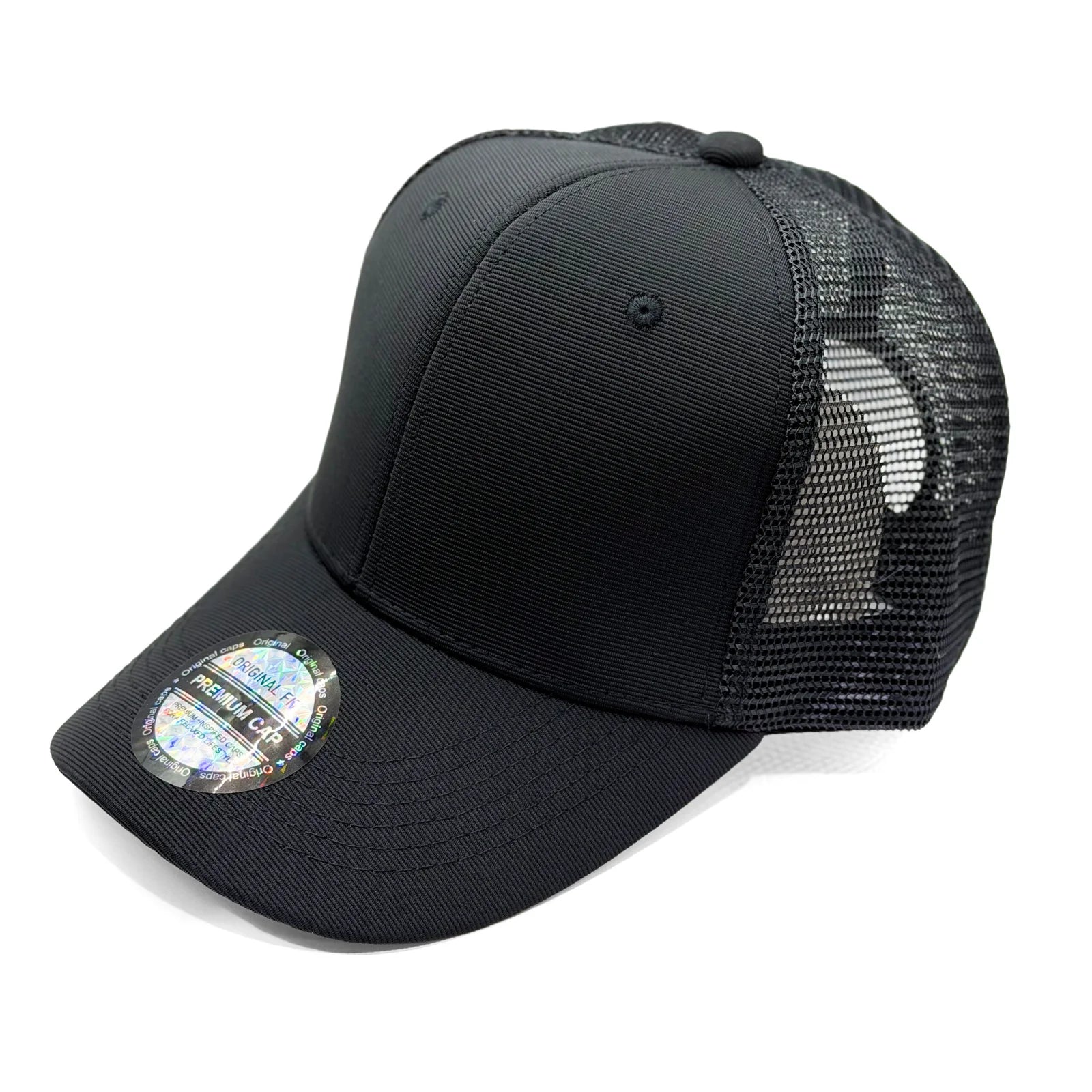 Gorra 6P Flex Malla Grande