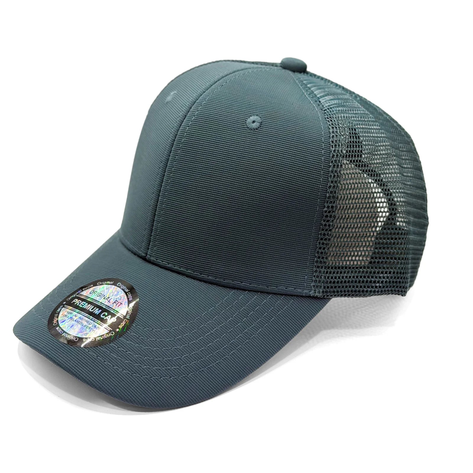 Gorra 6P Flex Malla Grande