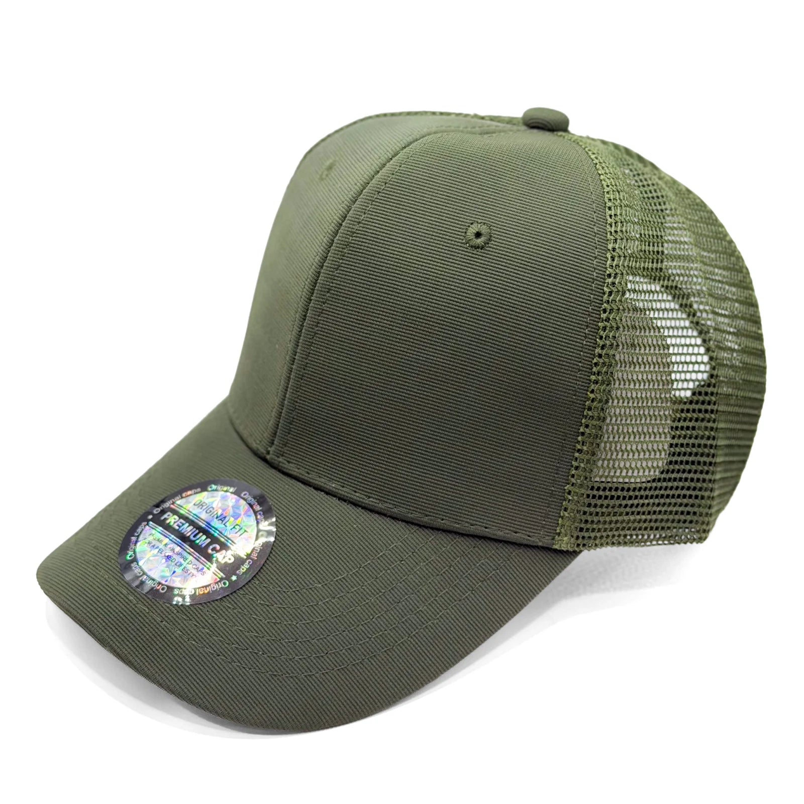 Gorra 6P Flex Malla Grande