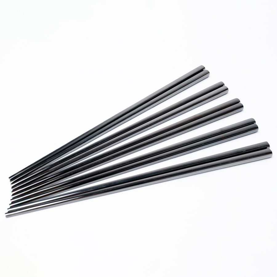 Set de 10 palitos chinos «CHOPSTICKS» de Acero inoxidable 11