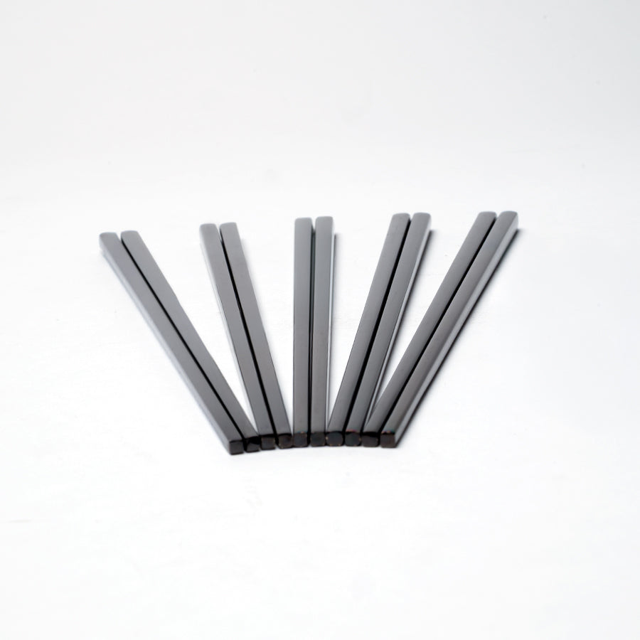 Set de 10 palitos chinos «CHOPSTICKS» de Acero inoxidable 12