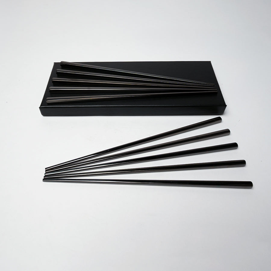 Set de 10 palitos chinos «CHOPSTICKS» de Acero inoxidable 14