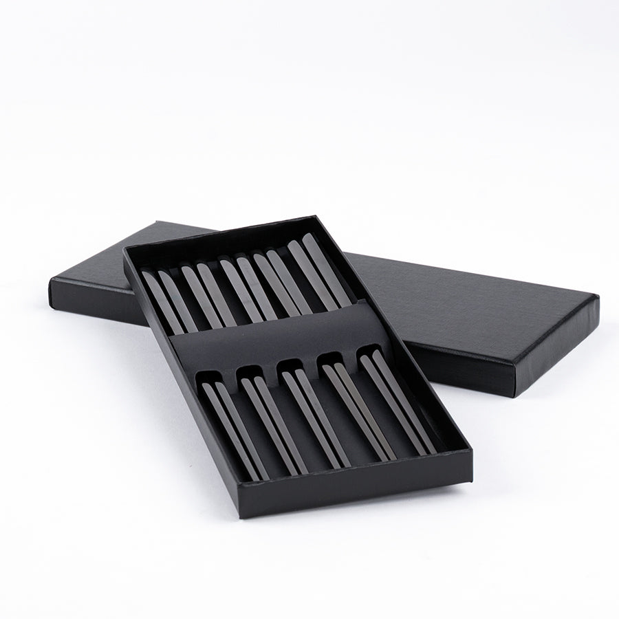 Set de 10 palitos chinos «CHOPSTICKS» de Acero inoxidable 5