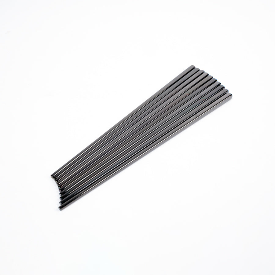 Set de 10 palitos chinos «CHOPSTICKS» de Acero inoxidable 9
