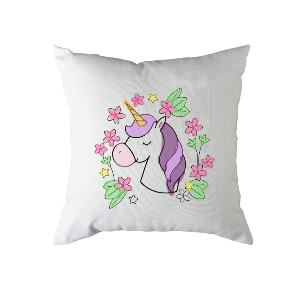 Cojín pintable personalizado + 12 lapices Acuarelables