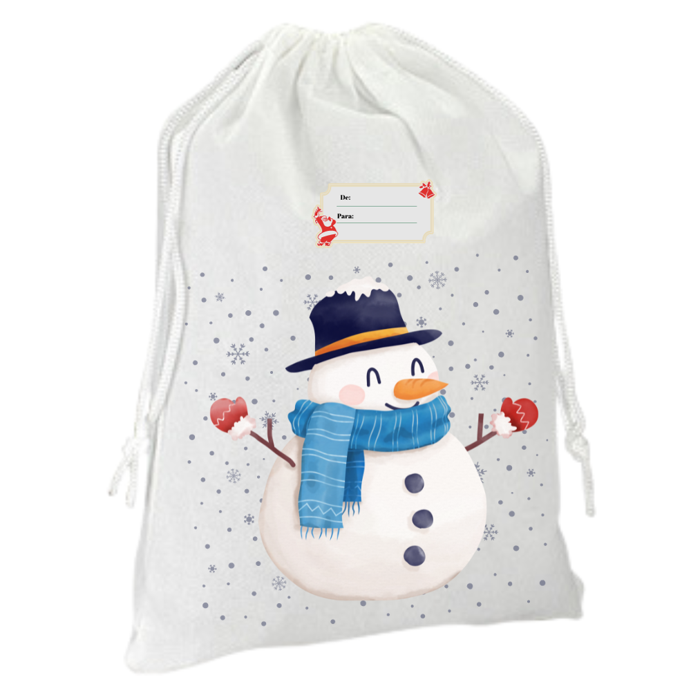 PACK 12 SACOS NAVIDEÑO DE TNT PARA ENVOLVER REGALO